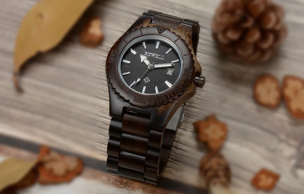BEWELL WOODEN WATCH