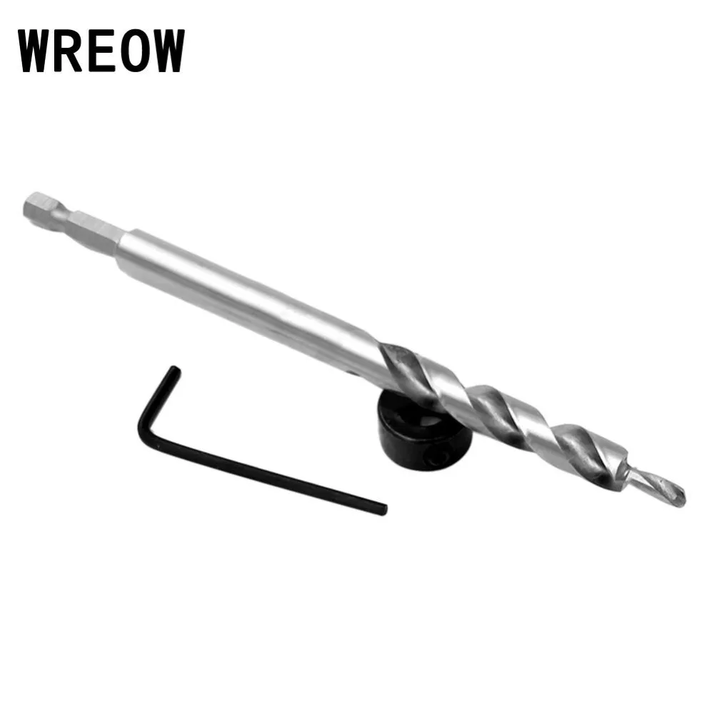 Hss Round Shank Hex Shank Woodworking Drill Twist Step Cone Oblique Hole Saw Drill Bit Locator