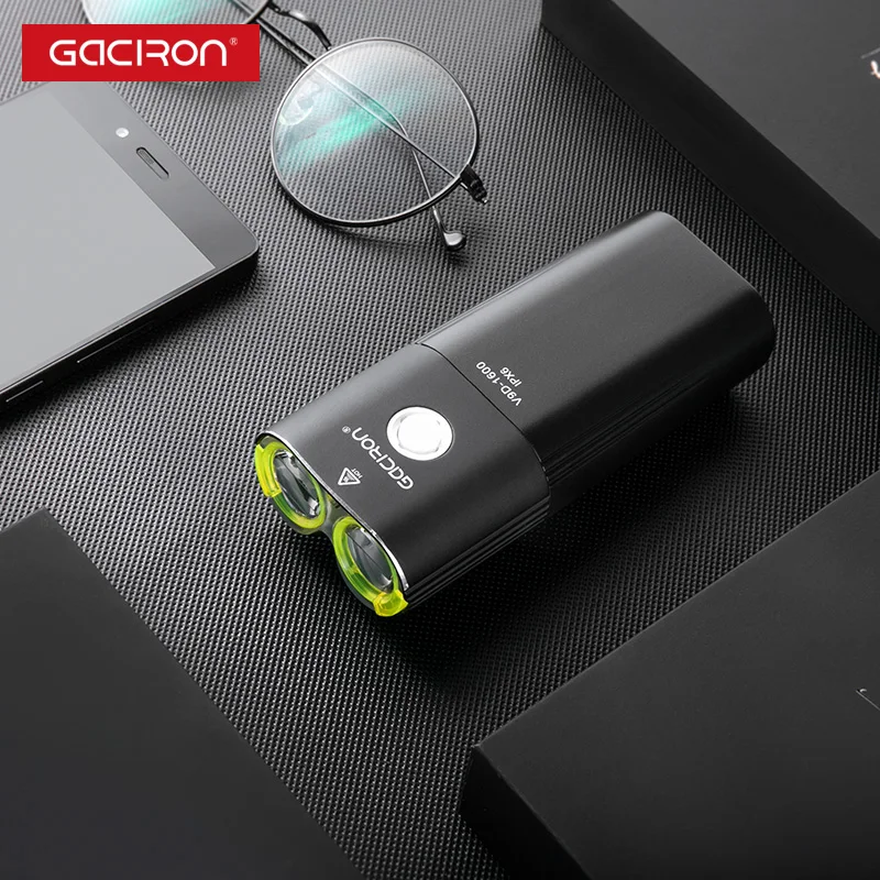 

GACIRON V9D 1600Lumen led XML flashlight USB charge torch lanterna 18650 Outdoor Camping Powerful Linterna