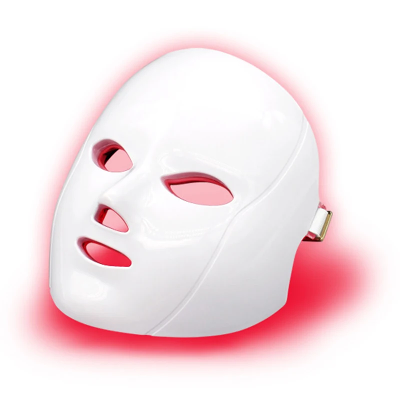 7 LED Facial Mask PDT Photo therapy Anti Aging Led Beauty Mask Skin