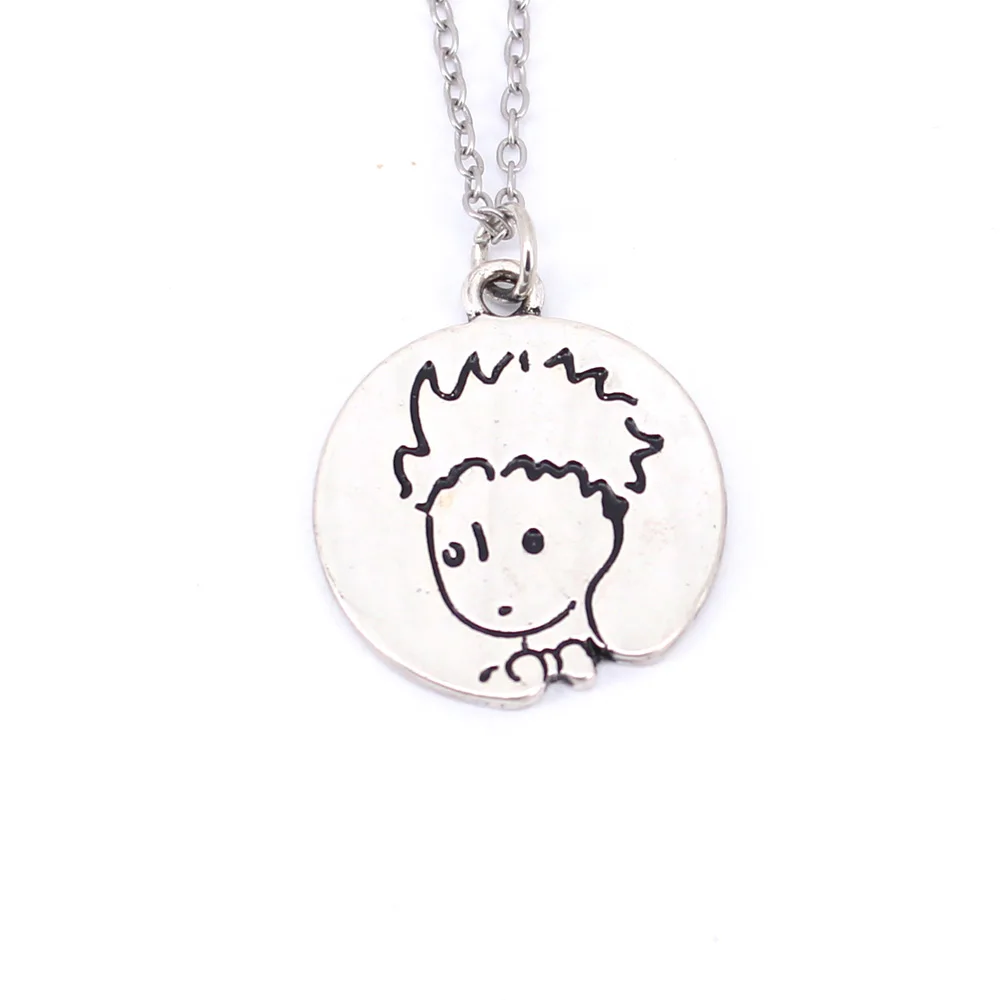 

Cute little prince pendant necklace boy girl gift necklacs