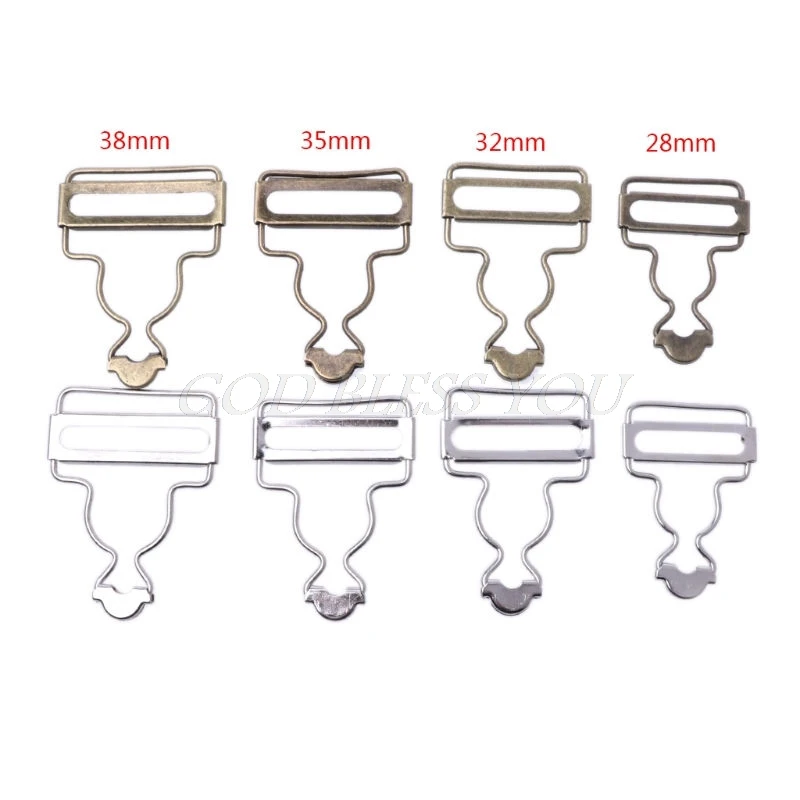 6 комплектов подтяжек пряжки ремень регулятор крепежа зажим для одежды металлические пряжки