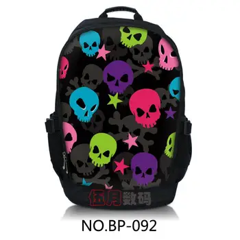 

Skulls Unisex Design Backpack Book Bags for School Backpack Casual Rucksack Daypack Oxford Canvas Laptop Fashion Man Backpacks