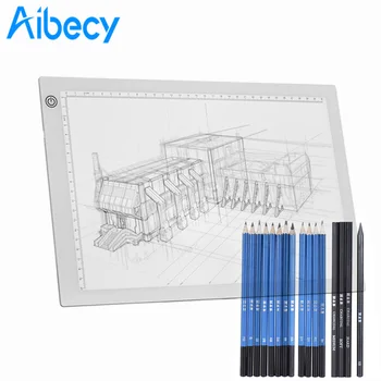 

A4 LED Light Pad Box Tracer Drawing Board Copy Board Pad 5mm Ultra-Thin Dimmable Brightness Digital Tablet with USB Power Cable