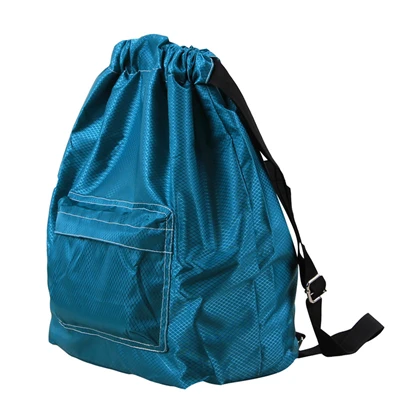 Портативный водонепроницаемая сумка, для плавания рюкзак Плавание бассейн Водонепроницаемый отделение для сухого и мокрого рюкзак на шнурке для водных видов спорта A30 - Цвет: Синий цвет