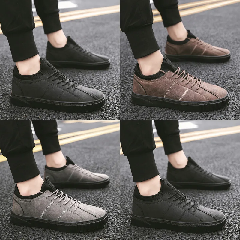 

Explosion Men's shoes spring shoes fashion trend wild summer breathable Wear resistant 2019 new England casual daily shoes