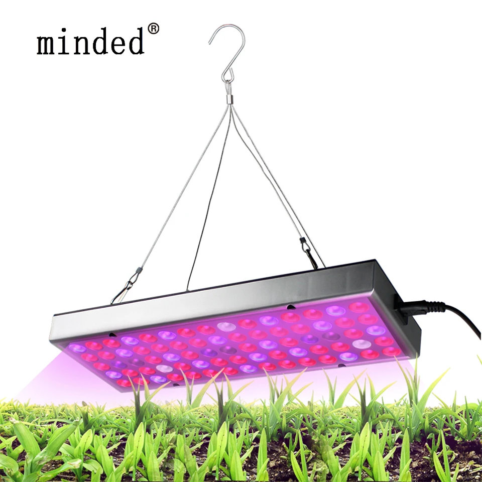 

LED Grow Light 25W Full Spectrum Aquarium Led Fitolampy For Indoor Greenhouse Plants Grow Led Panel Light Aluminum EU US Plug
