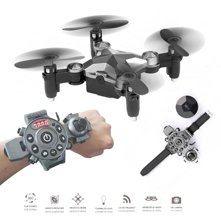 Amazing mini fold drone Toys without camera for children pocket dron radio Remote Control 