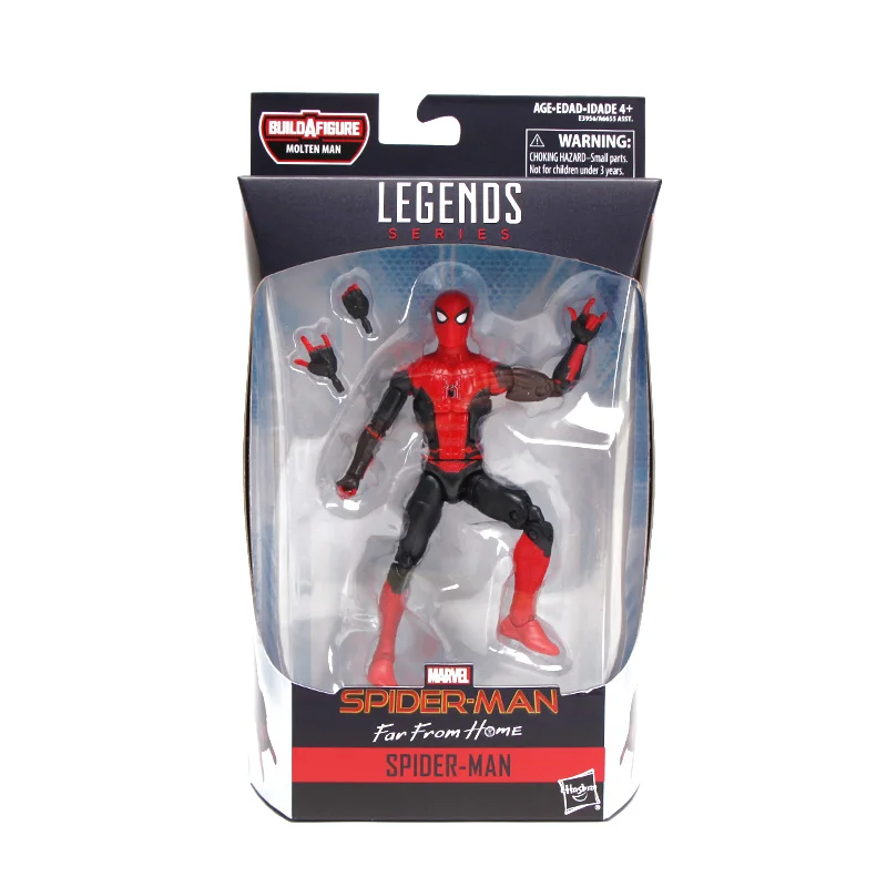 14,5-17 см, серия Marvel Legends, Человек-паук, вдали от дома, фигурка, Demogoblin Hydro-Man, Коллекционная модель, игрушки Мстители - Цвет: A6655 RED SPIDERMAN