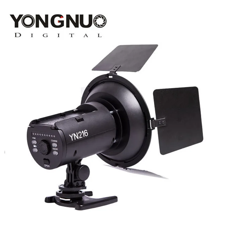 Yongnuo YN216 Pro светодиодный студийный свет для видео с 4 цветными пластинами для Canon Nikon sony видеокамеры DSLR+ NP-F750 батарея+ зарядное устройство