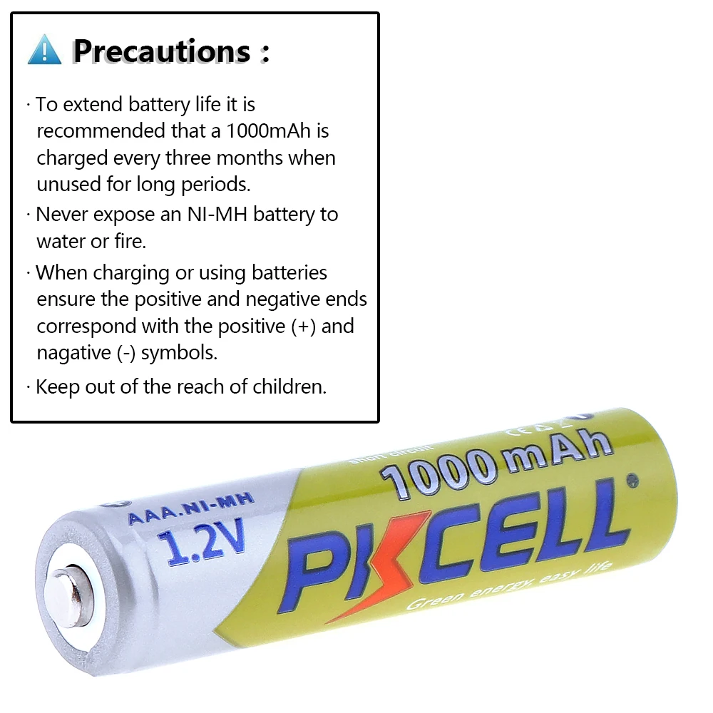 Аккумуляторы PKCELL Ni MH AAA 1000 мАч 1 2 в 8 шт./2 карты|shipping transport|battery operated alarm clockbattery dv9000 |