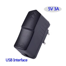 ЕС США штекер 5V 3A Мощность адаптер переменного тока 5V3A Зарядное устройство переключения Питание Универсальный USB Интерфейс