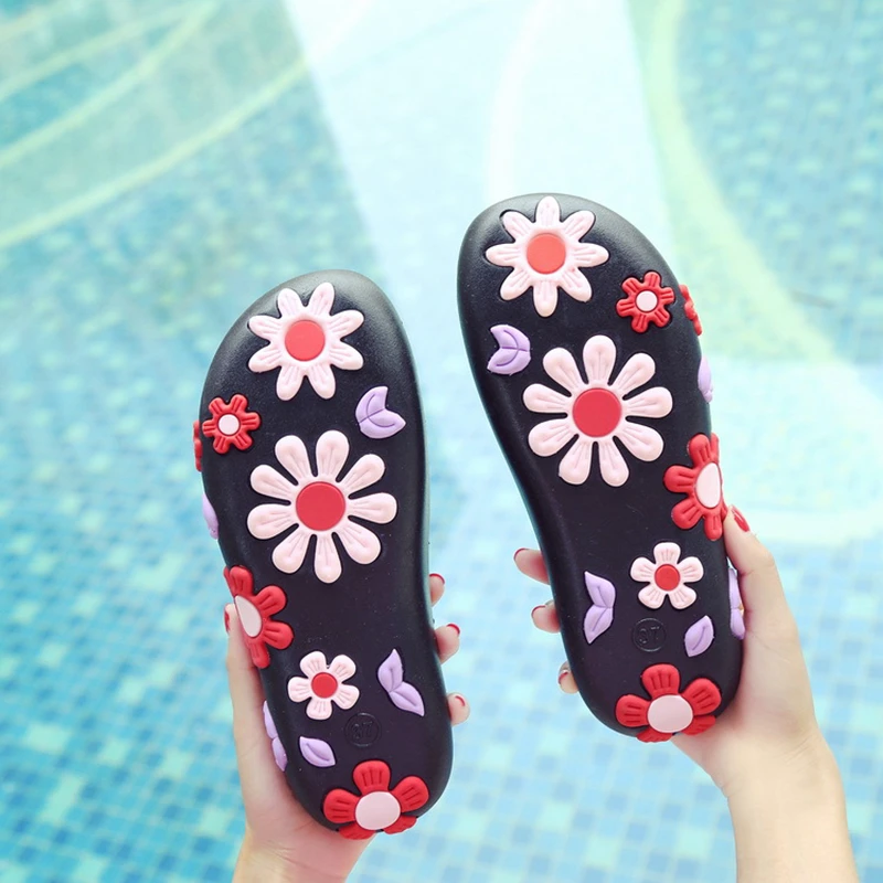 

Cartoon Women Slippers Summer SlidesCute flower Lemon Cherry Home Slippers Thick Soled Sandals Women Shoes Ladies Flip Flops
