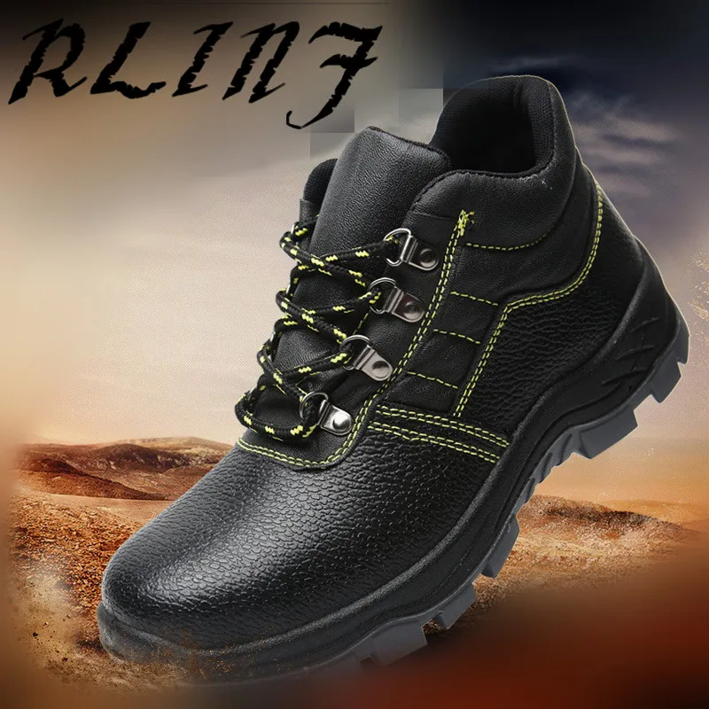 piercing Rlinf Acier D'été Embout Sécurité Noir marron Travail De Protection écrasement Anti En Anti Chaussures Respirant bleu HED92I