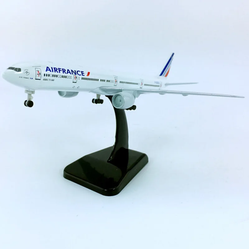 Коллекционные 13 см игрушечные модели самолетов air France airlines Boeing B777 модель самолета литья под давлением Пластиковые сплав самолет подарки