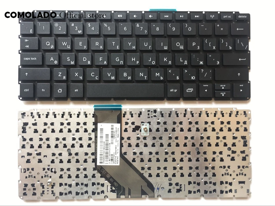 

RU Russian Keyboard Laptop for HP SlateBook 10-h Black Without Frame Laptop Keyboard RU Layout