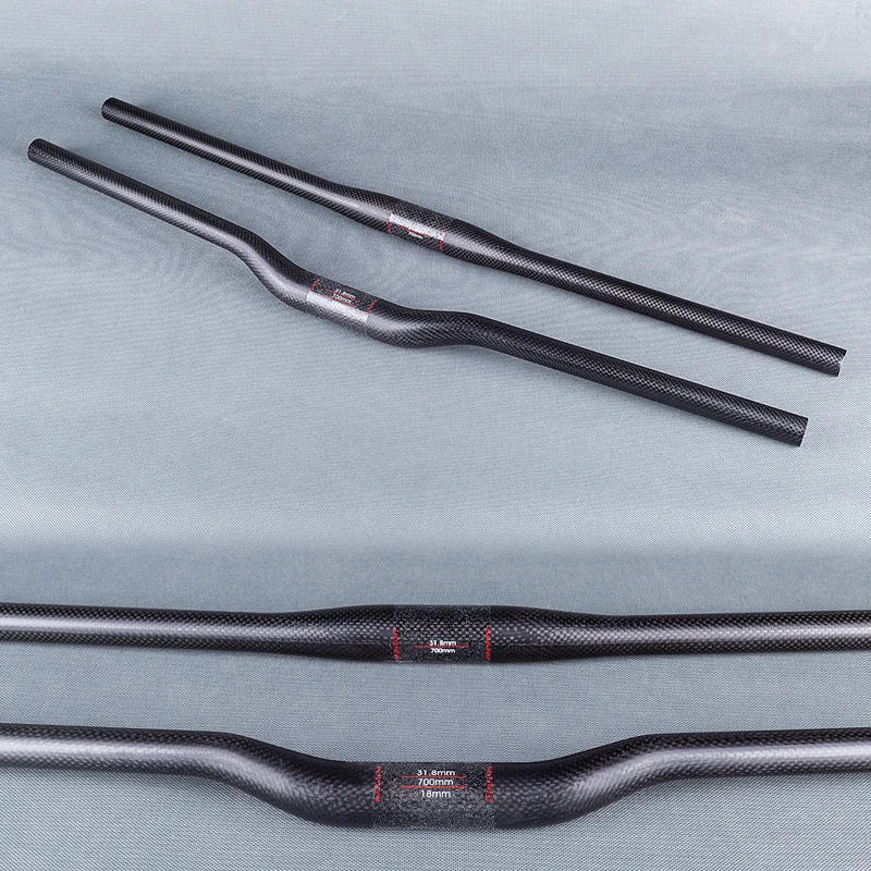 Cycling Parts 3K Matte Carbon Fiber Bike Handlebar Mountain Bicycle