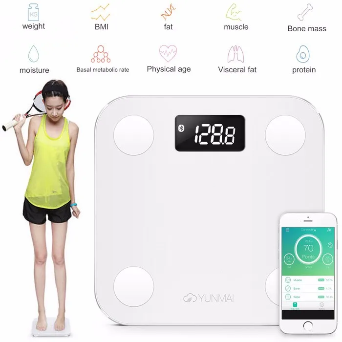 Yunmai Mini Smart Weight Body Scale Digital Balance Bmi