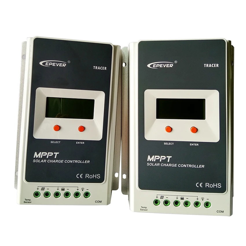 

40A 12V/24V auto Solar Charger Controller MPPT VOC 100V LCD Solar Panel Charging Controller Voltage Control with MT50