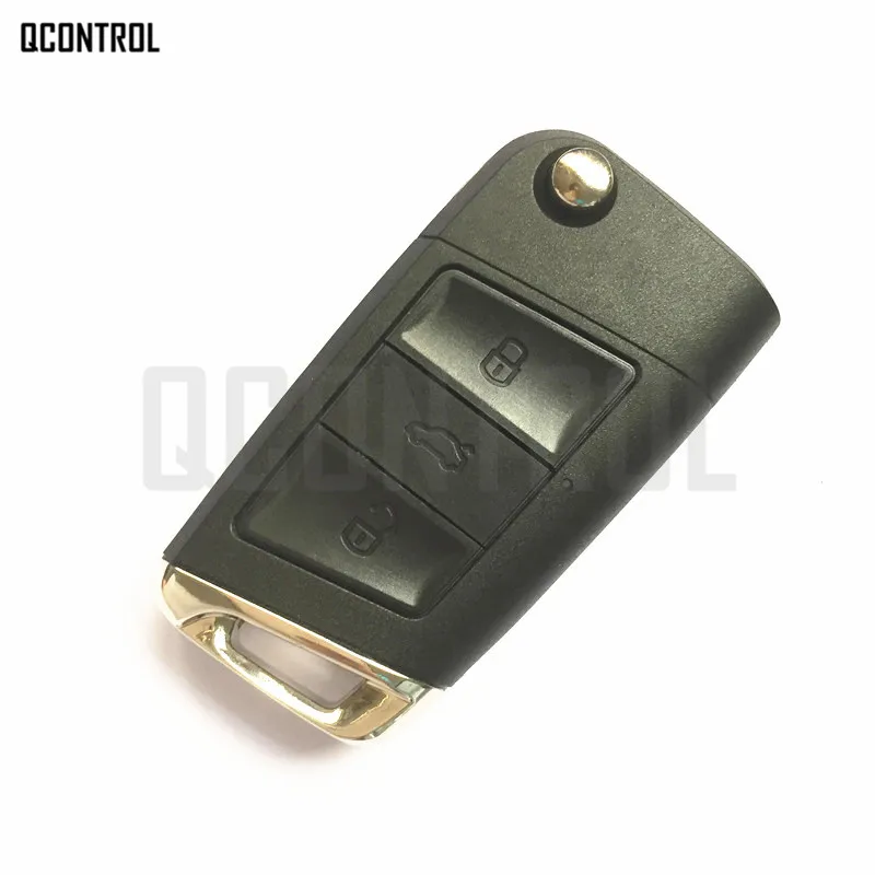 Обновленный Автомобильный Дистанционный ключ QCONTROL 1K0959753 / 1K0 959 753 434 МГц для