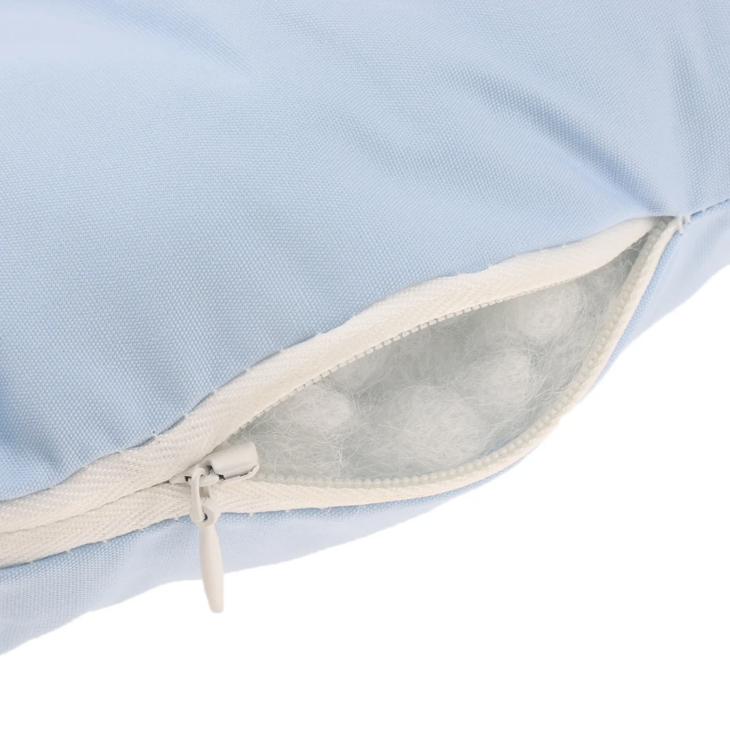 2pcs Reusable Washable Foam Massage Bed Face Cradle Cushion Pillows Blue White