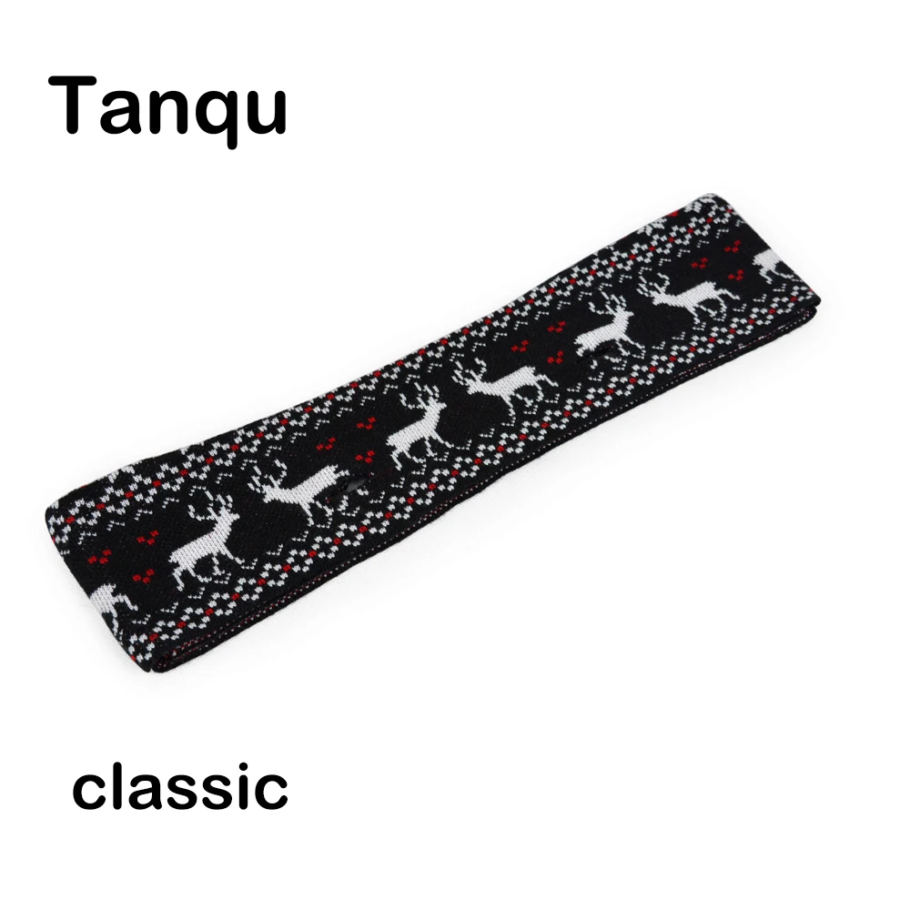 Tanqu классический о сумка вязаная отделка тела Obag классический большой жаккардовые шерсть отделкой аксессуар