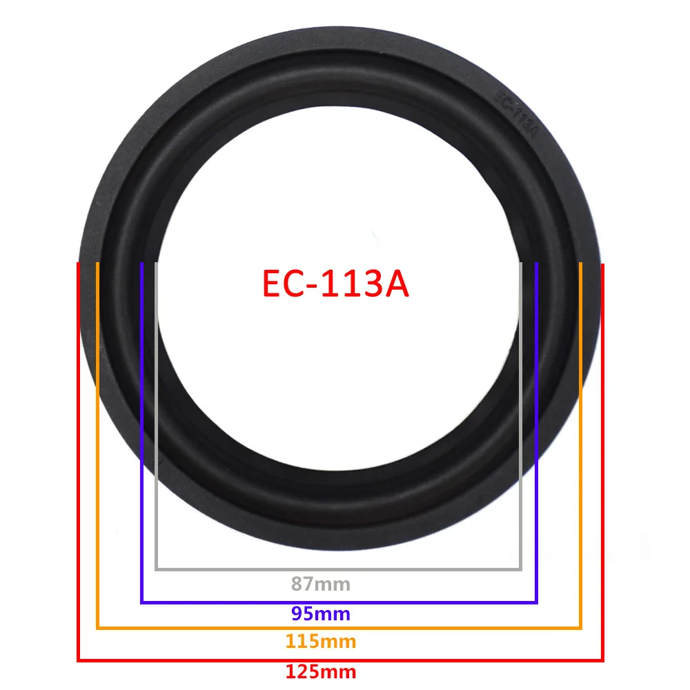 5 дюймов резиновый Динамик объемный край НЧ-динамик для ремонта с подворачивающимся краем сабвуфер кольцо DIY Repair аксессуары Динамик подвеска