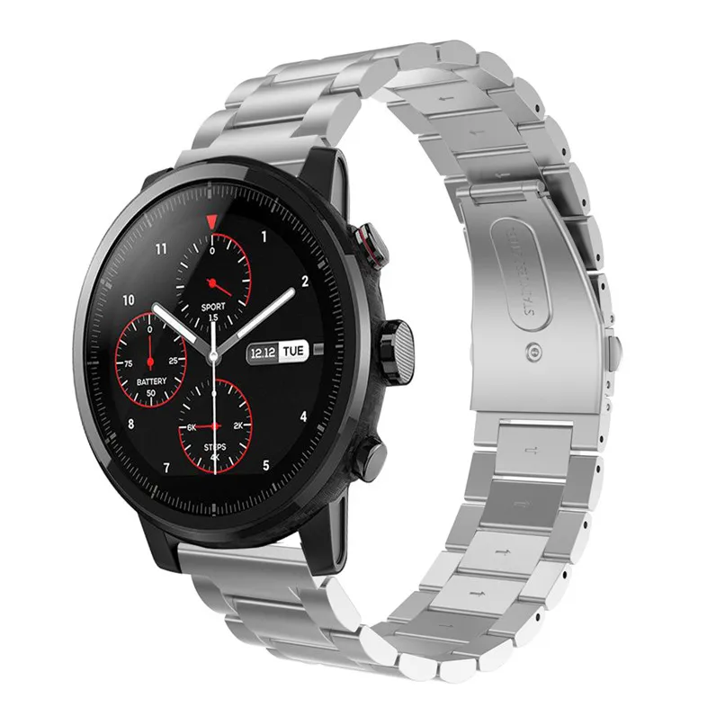 Ремешок 8 в 1 для смарт часов Huami Amazfit Stratos 2 Rhythm + защитный чехол 5 шт. Защитная пленка