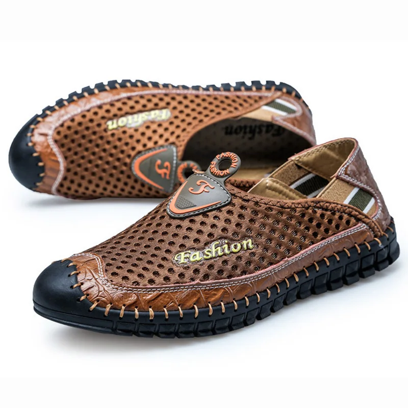 La Air navy white Hommes Conduite Black 38 Mode yellow Taille brown green Plus Casual Été De Pour Slip Sur Mesh Adultes Mocassins 46 Homme Chaussures Nouveau 4tBFqx60