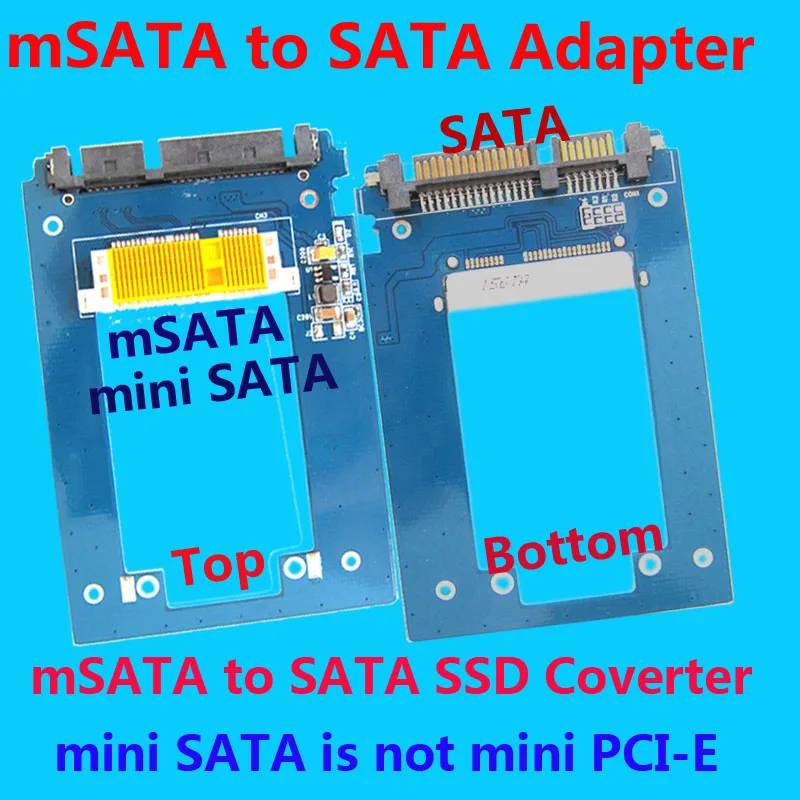 mSATA to SATA Adapter / Converter, mSATA TO SATA SSD Converter ,mini ...