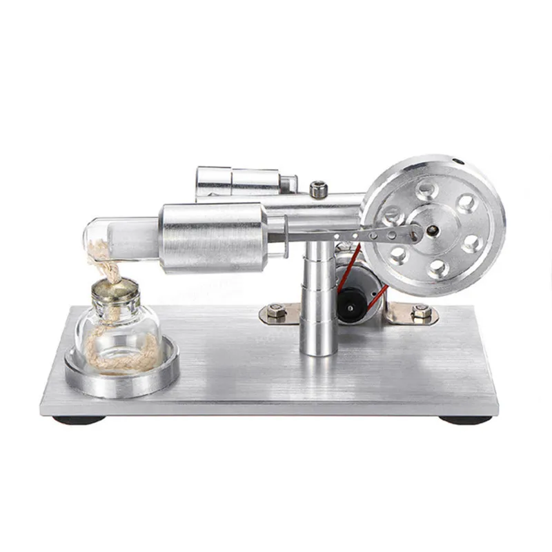

Funny DIY Mini Stirling Engine Motor in Model Building Experiment Educational Stirling Engine Generator Toys for Kids Adults