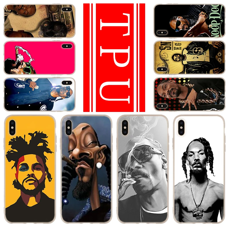 

Fashion Phone For iPhone 11 Pro XR X XS Max Case Cover For iPhone 6S 6 7 8 Plus 4 4S 5 5S SE Snoop Dogg