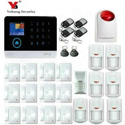 YobangSecurity Wireless wifi GSM GPRS RFID Home Security Alarm System Smart Home Automation System Pet Friendly Immune Detector YobangSecurity Wireless wifi GSM GPRS RFID Home Security Alarm System Smart Home Automation System Pet Friendly Immune Detector