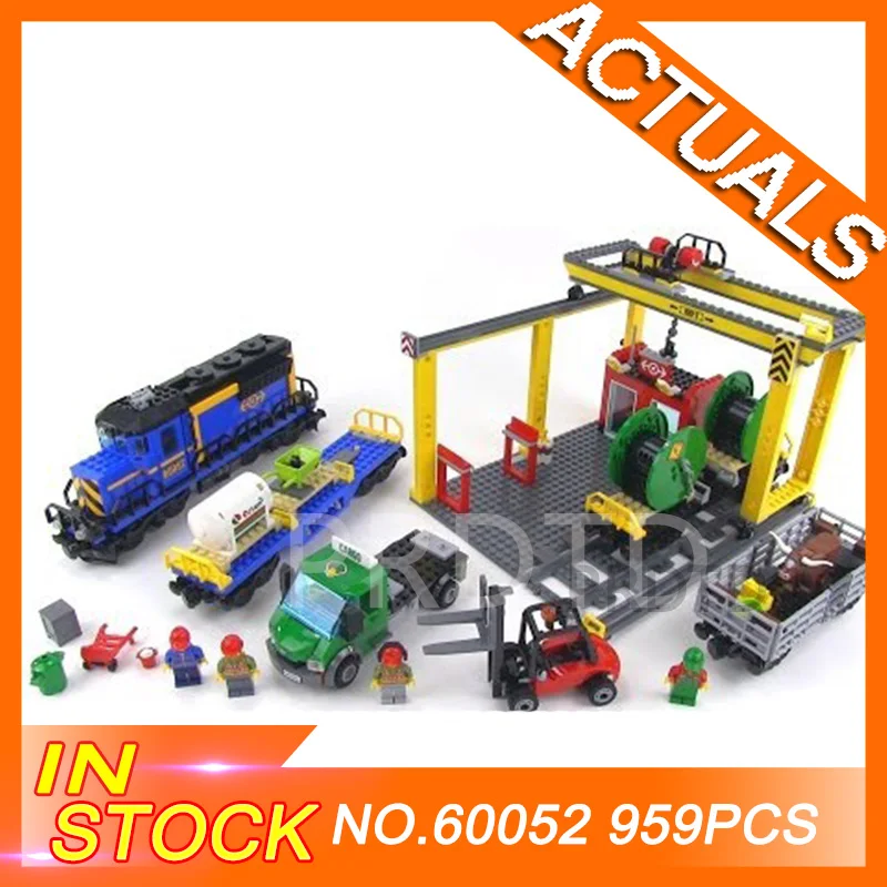

City Series The Cargo Train Set 60052 Model RC Building Blocks Bricks Educational Toys LegoING for Children Christmas Gifts