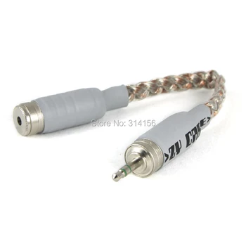 

ZY Fanmusic HIFI Cable Nvwa copper-silver top P to S Impedance ER4 Cable,10CM cable