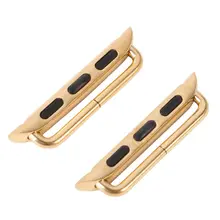 Подлинный бесшовный металлический соединитель застежка ремешок-адаптер для наручных часов Пряжка для Apple Watch 38 мм/42 мм