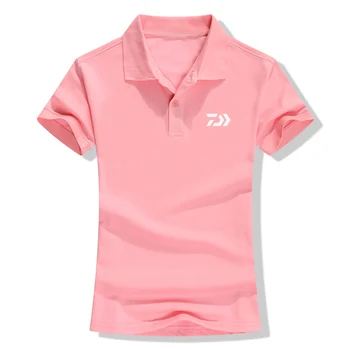 

2018 Woman Daiwa Outdoor Fishing T Shirt Breathable Fishing Clothes Anti-Uv Short Sleeve Fishing Dawa Clothing Fishing POLP Tee