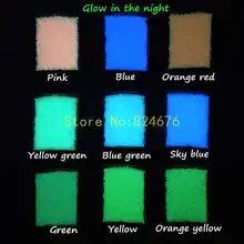 100 г/лот световой песок Серебристые камень, песок DIY Nail Книги по искусству песок фея крошечный рок пыль украшения светятся ночью для желая бутылки