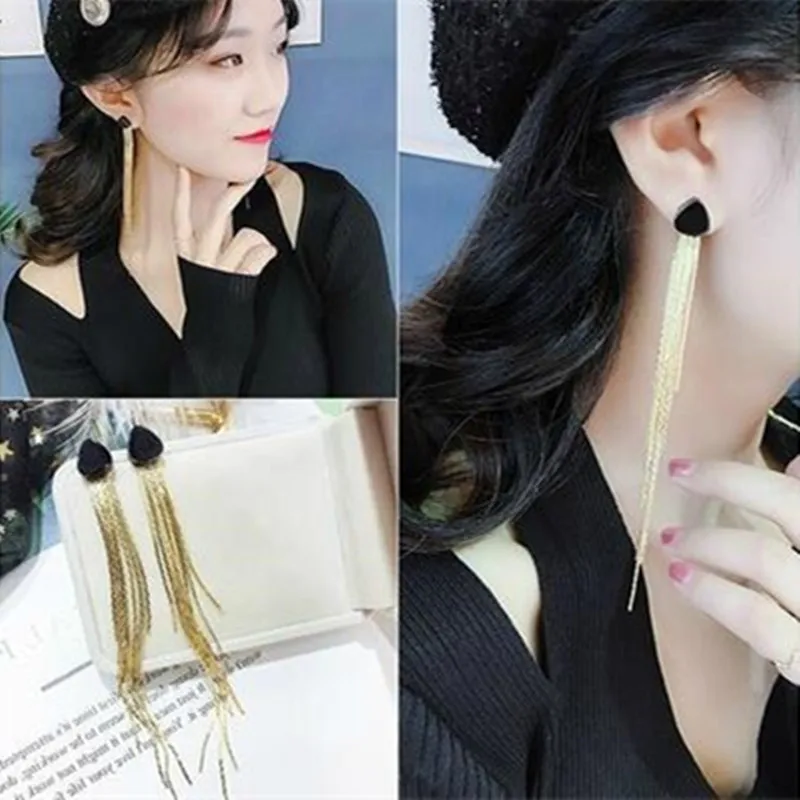 

Trendy Elegant Created Tassel earrings Earrings For Wedding Party Gift