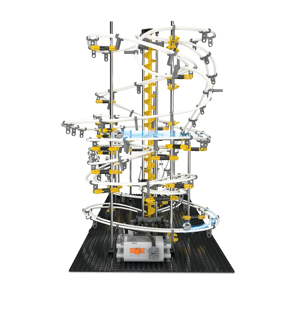 Модель Строительные наборы DIY Развивающие игрушки уровень Spacerail 1 2 3 4 стальные мраморные американские горки космическая основа для взрослых подарок для детей