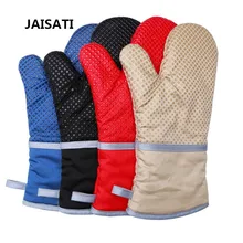 1 шт. длинные хлопковые кухонные рукавицы для духовки термостойкие для плиты перчатки хлопковые рукавицы для выпечки для микроволновой кухни инструмент