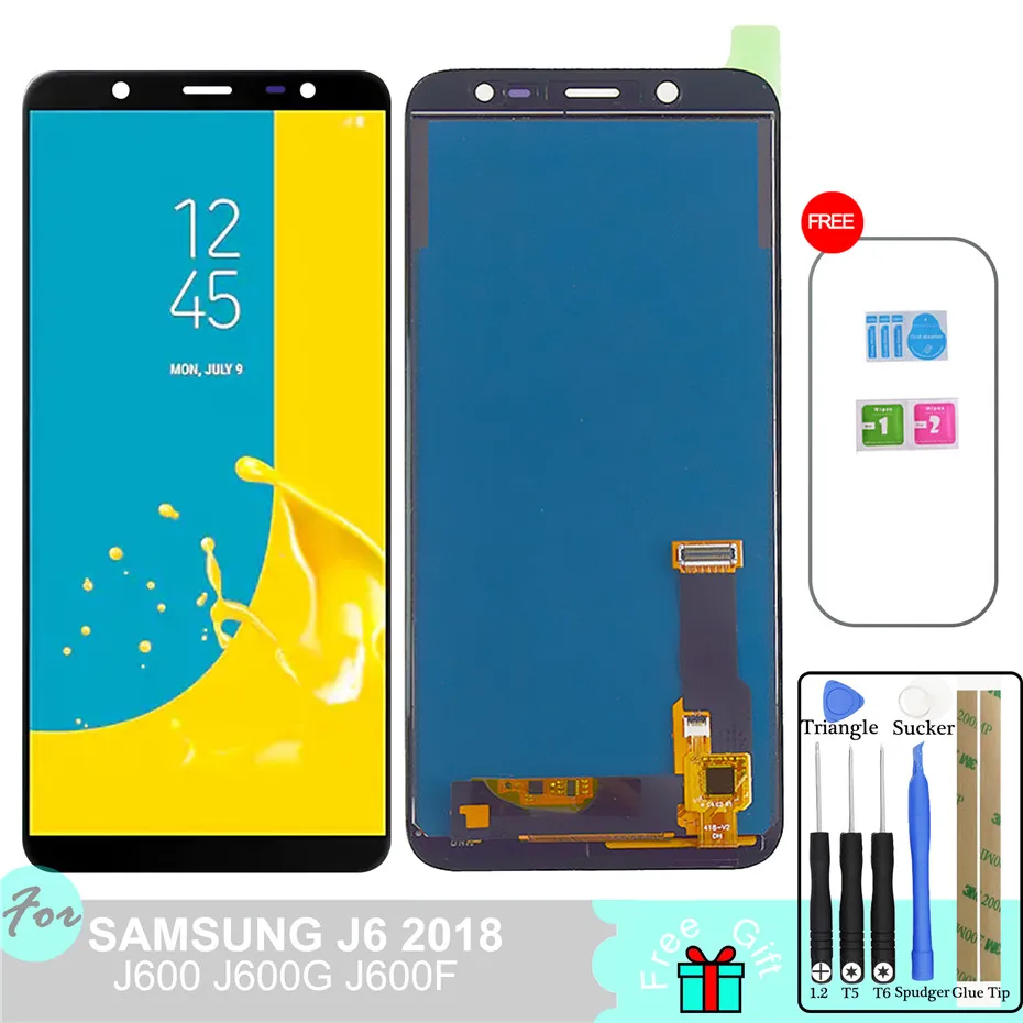 

SZHAIYU TFT J6 2018 LCD For Samsung Galaxy J6 J600 J600F J600G Touch Screen Display Digitizer Assembly screen protector