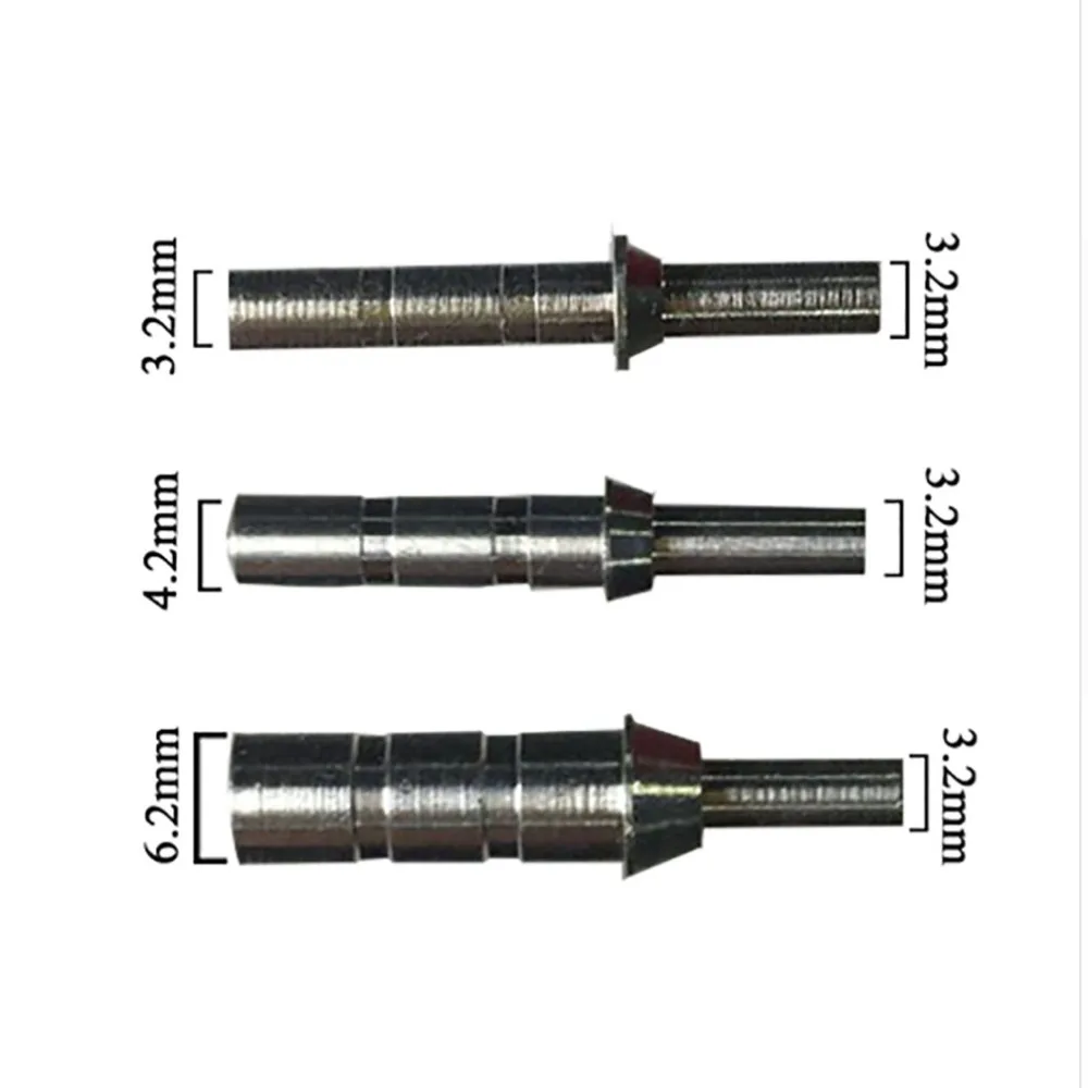 Охота стрельба из лука болты алюминиевый Nock Pin Fit стрелка идентификатор вала 3,2 мм 4,2 мм 6,2 мм соединение для рекурсивного лука арбалета стрелы