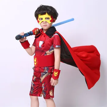 

Iron Man cosplay for children halloween cosplay funny costumes for boys anime party clothing