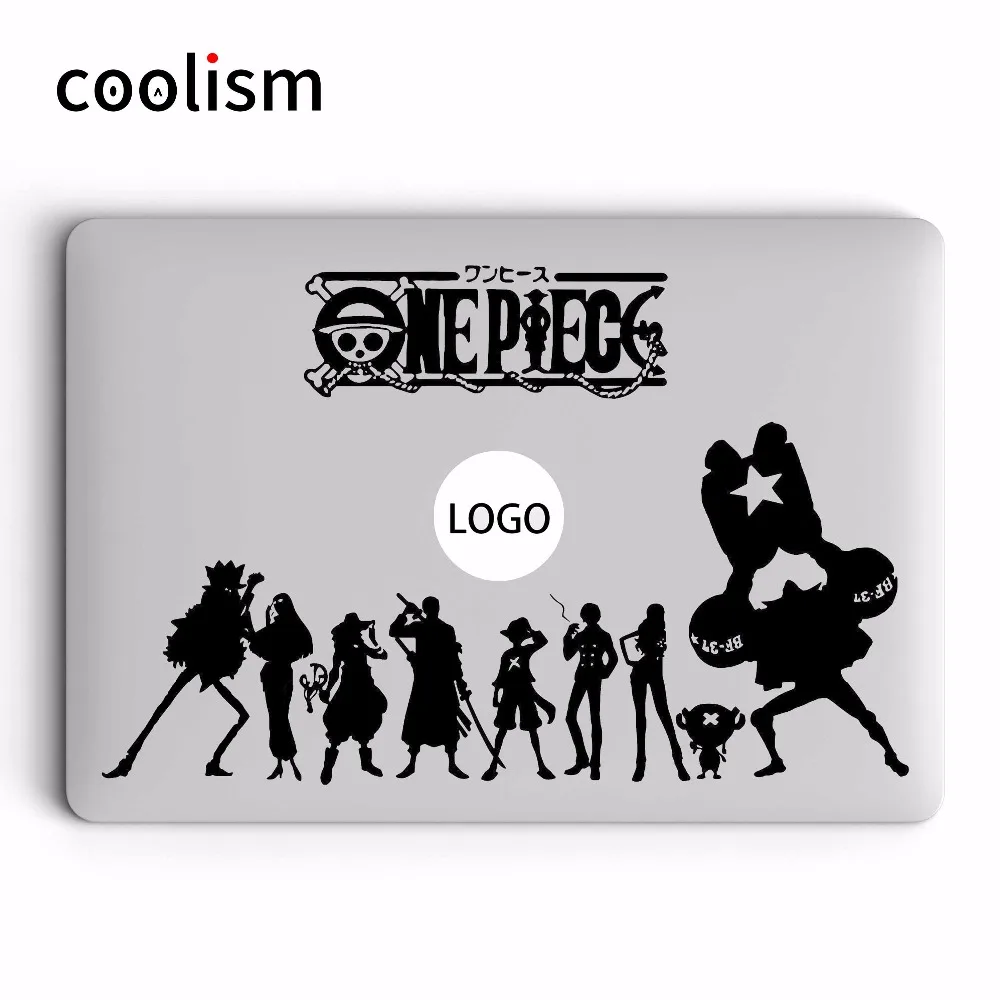 One piece семья аниме ноутбук наклейка для Apple чехол для MacBook Air 13 Pro retina 11 12 15 дюймов Mac mi поверхность наклейка для книги стикер s