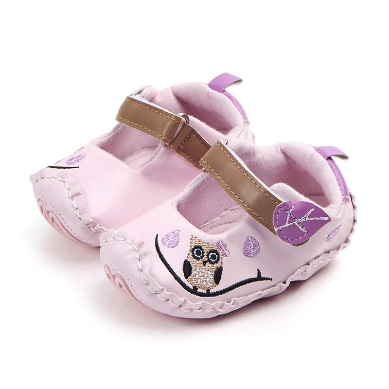 Весенняя обувь для маленьких девочек, обувь для новорожденных с цветочным принтом, мягкая нескользящая обувь, детская обувь из