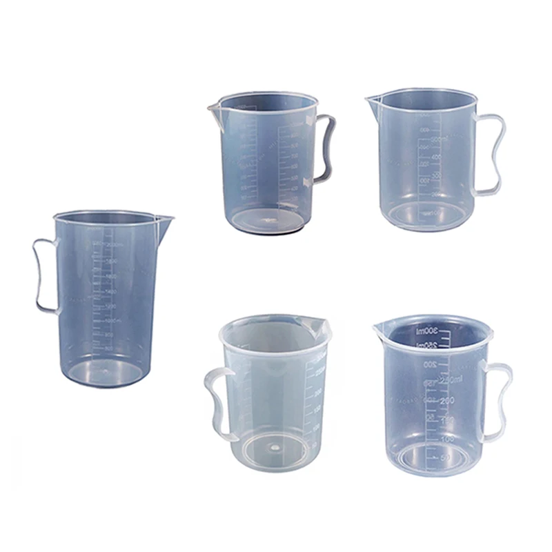 

Hoomall 1PC Plastic Measuring Cup Jug Pour Spout Surface Kitchen Accessories Tools With Measuring Mark 250/300/500/1000/2000ML