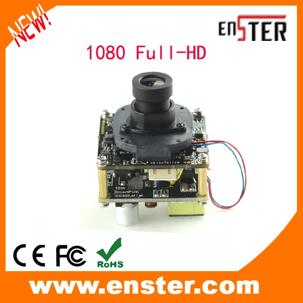 

High-quality 1080P Full-HD IP Camera Board with POE 1/2.8" SONY Exmor IMX322 CMOS Sensor Camera Module+POE