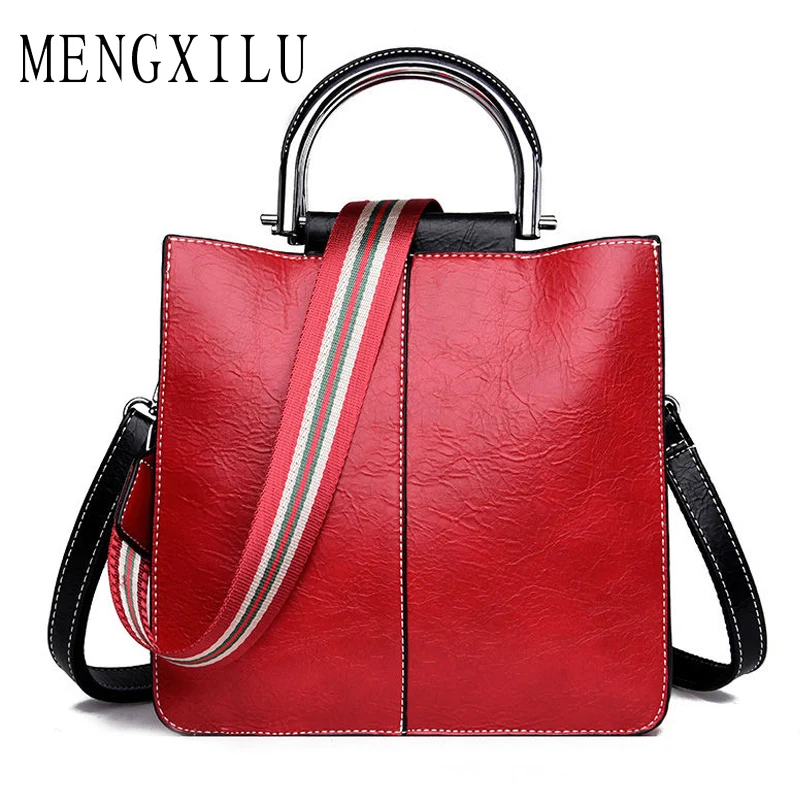 

New Bag Women Handbag Fashion Women Bag Leather Tote Bag Ladies Designer Patchwork Handbags Female Casual Large Shoulder Bag