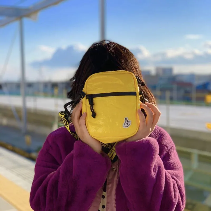 

FXXKING RABBITS Harajuku Bags 5 Colors Nylon Waterproof Plastic Knitting FR2 Waist Packs Japan Hip Hop High Quality FR2 Bag